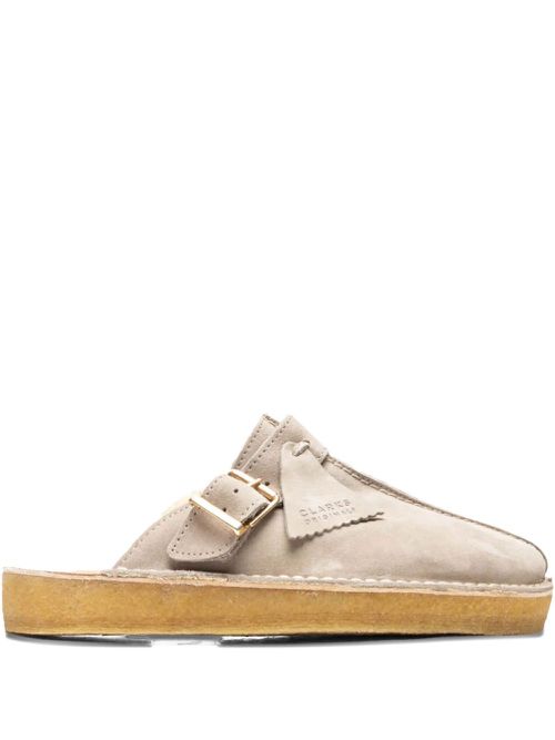 Trek buckle-detail mules - Neutrals