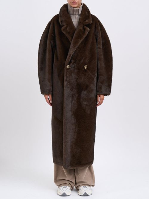 Sword Faux Fur Coat