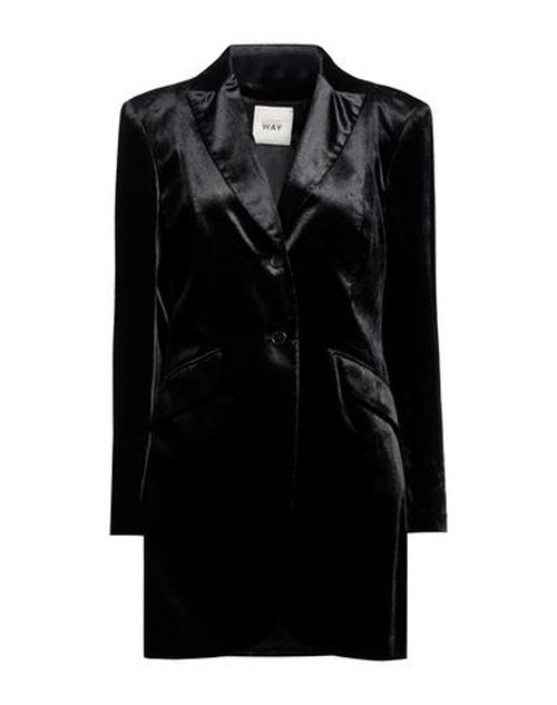 Woman Blazer Black Size 6 Viscose, Cupro