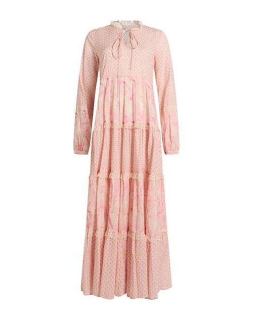 Woman Maxi dress Pink Size 10 Cotton