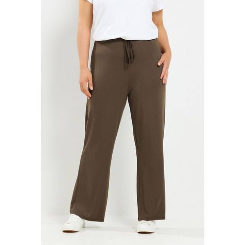 Yours Jersey Yoga Pants In Brown