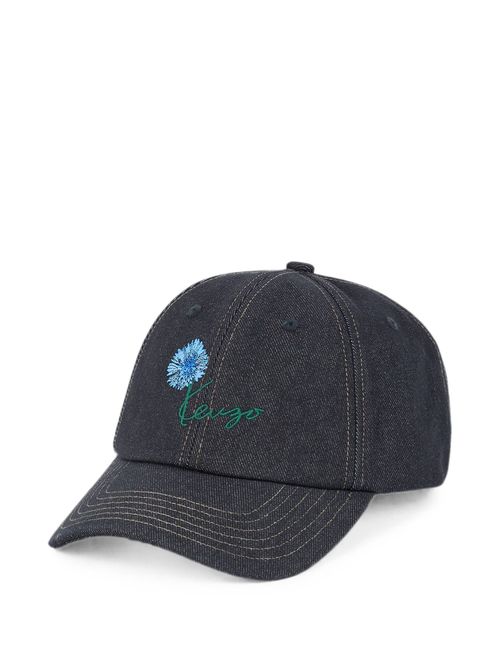 Logo-Embroidered Denim Baseball Cap