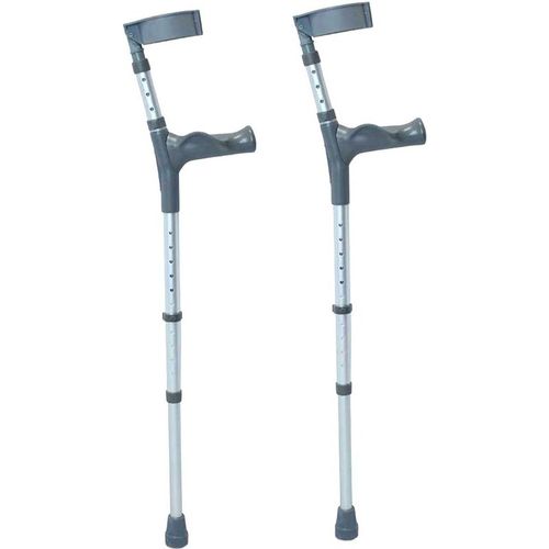 NRS Double Adjustable Crutches With Comfy Handle Large Pair