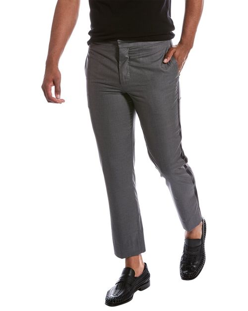 Wool & Silk-Blend Pant