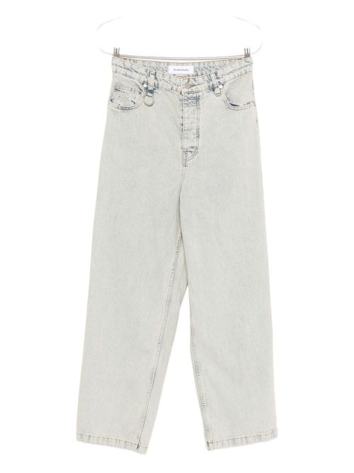 Ring-detail jeans - Blue