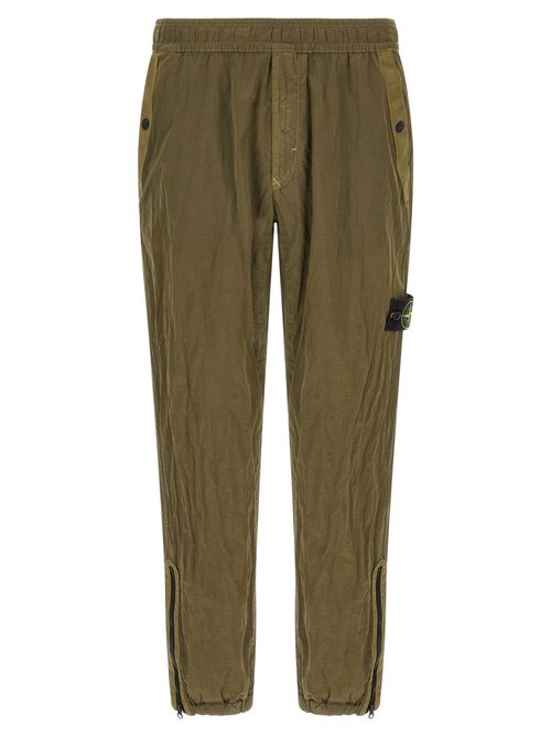 Green Regular Logo Joggers