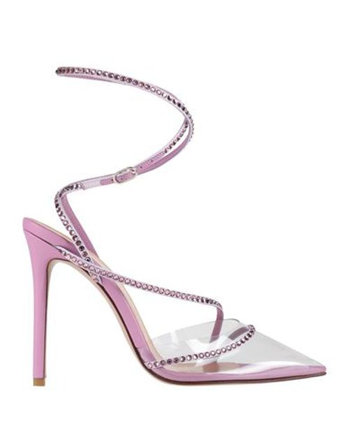 Woman Pumps Lilac Size 6 Leather, PVC