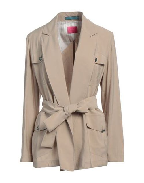 Love Edition Woman Blazer Beige Size 6 Viscose, Polyester
