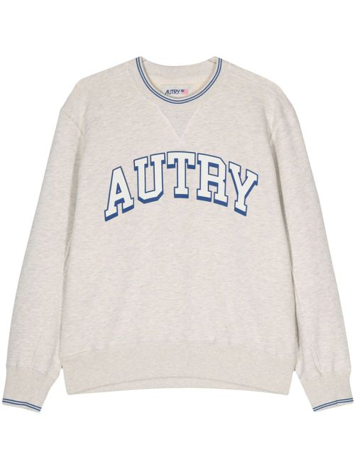 Logo-print sweatshirt - Neutrals