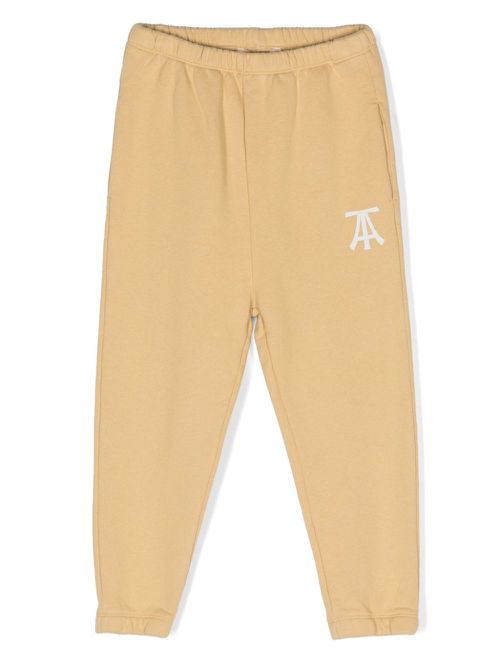 Dromedary logo-print track pants - Neutrals