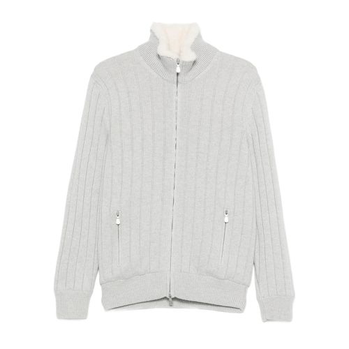 Ribbed Zip Cardigan