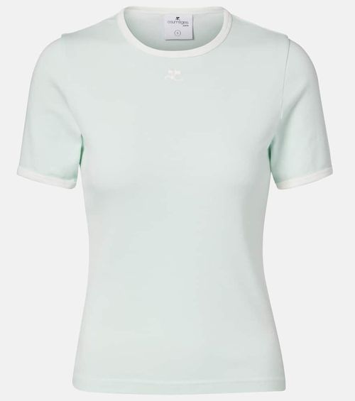 Courrèges Signature logo cotton T-shirt