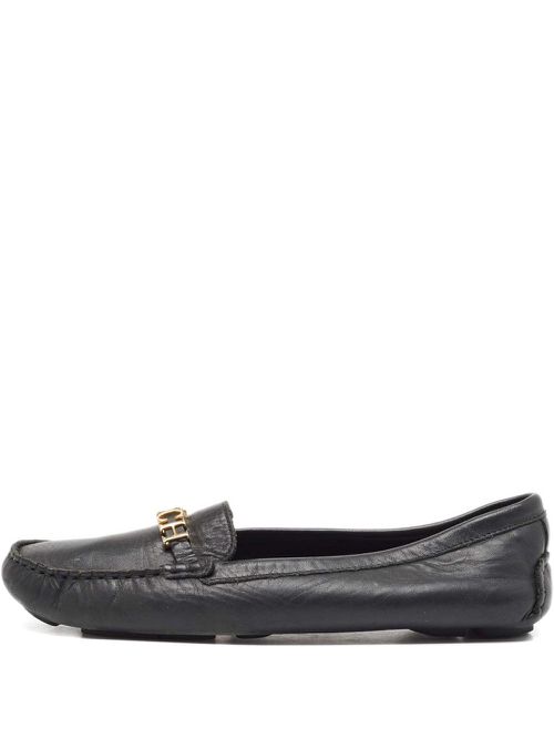 Leather loafers - Black