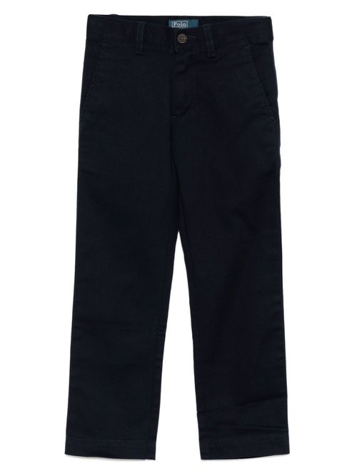 Polo Pony-embroidered trousers - Blue