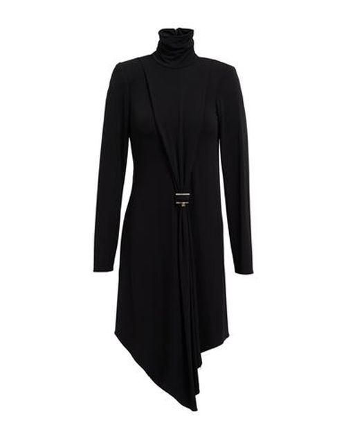 Woman Mini dress Black Size 4 Viscose, Elastane