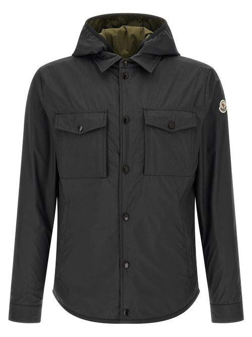 2-in-1 Removable Vest Jacket — Black