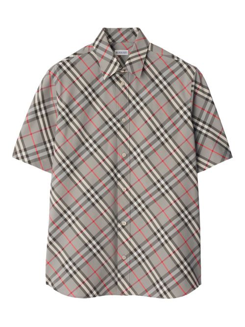 Burberry checked shirt - Grey