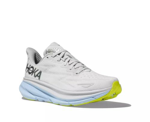 Hoka Women's Clifton 9 Wide Shoes (Airy Blue/Ice Water, us_Footwear_Size_System, Adult, Women, Numeric, Wide, Numeric_8_Point_5) 1132211-ABIW