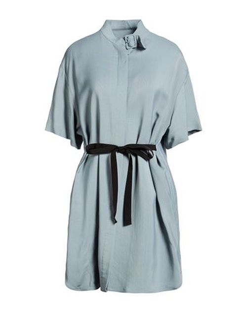 Woman Mini dress Slate blue Size 6 Viscose, Elastane