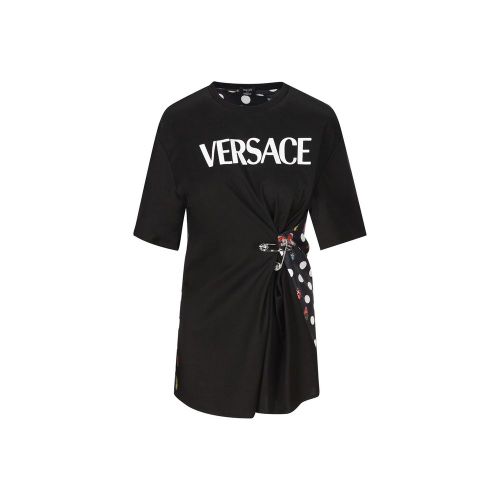Logo-Embroidered Cotton T-Shirt — Black