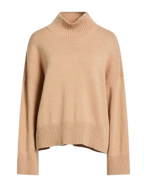 Platinum Woman Turtleneck Camel Size XL Cashmere