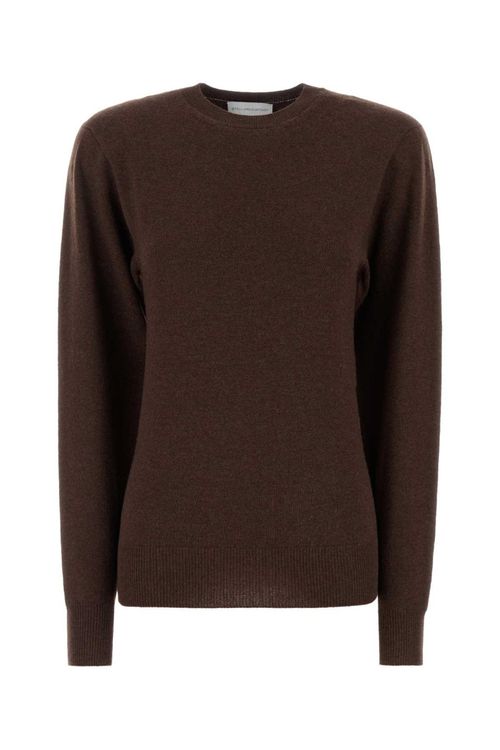 Brown cashmere blend sweater