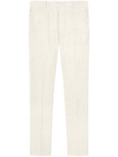 Tailored wool trousers - Neutrals