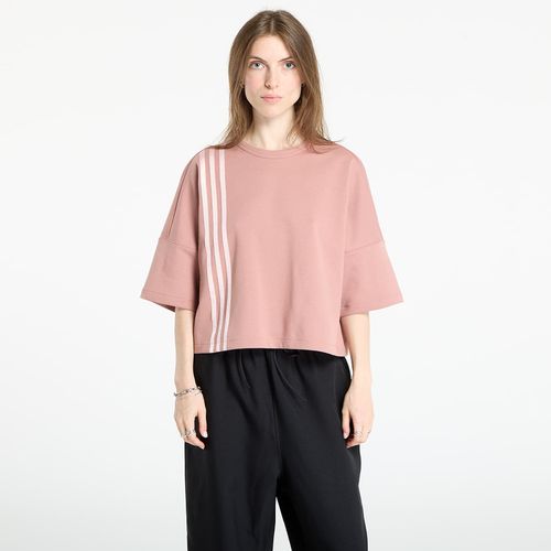 T-shirt adidas Off Placed 3-Stripes T-Shirt Warm Clay