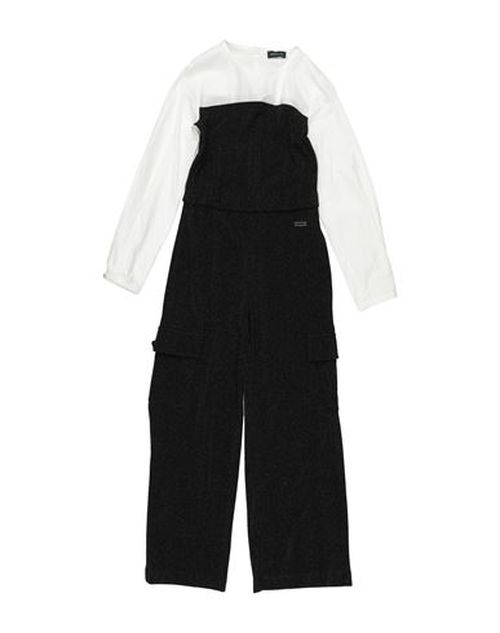 Kid Girl Jumpsuit Black Size 10 Viscose, Polyester, Polyamide, Elastane, Cotton