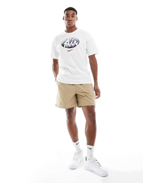 Club woven shorts in beige-Neutral
