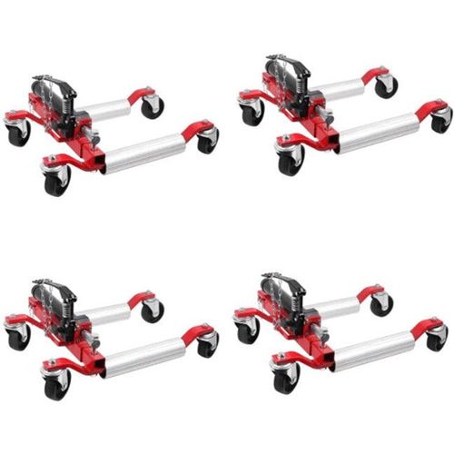 Garvee PRO 4-Piece Wheel Dolly, 1500 lbs, Hydraulic Tire Jack