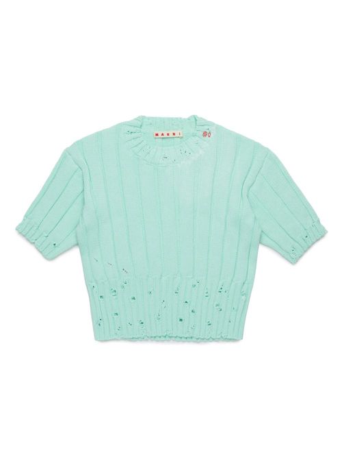 Distressed top - Green