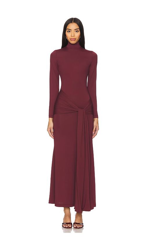 Bardot Alix Maxi Tie Front Dress in Burgundy. 10. Also , 2, 6