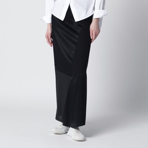 6397 Black Patchwork Skirt