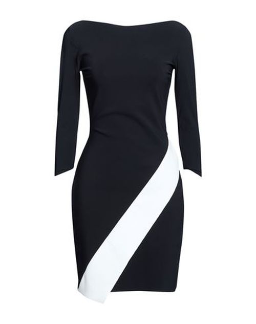 Woman Mini dress Black Size 6 Polyamide, Elastane
