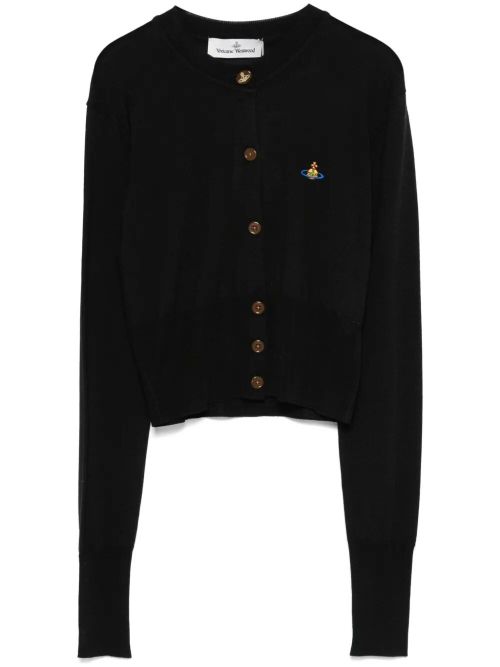Bea Crop Cardigan In Silk Blend