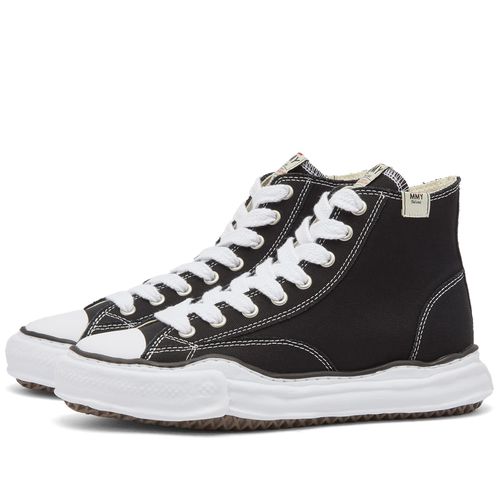 Men's Original Sole Canvas Hi-Top Sneakers in Black