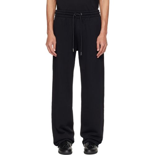 Black Rubbed Paint Arrows Sweatpants
