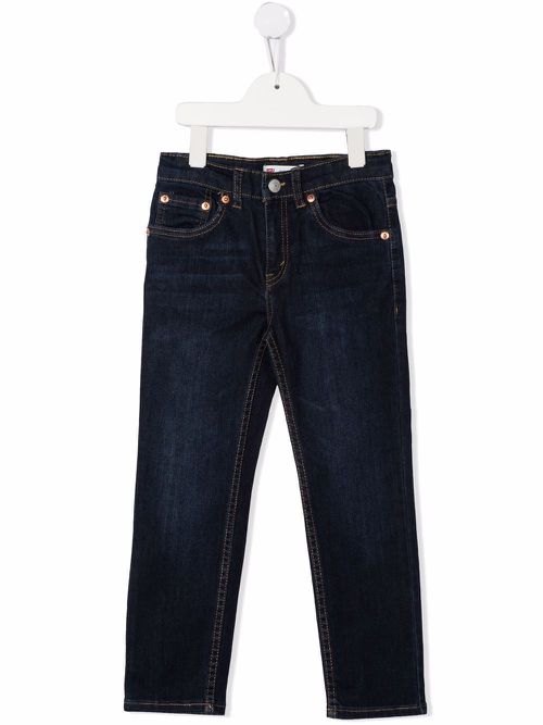 Skinny-cut denim jeans - Blue
