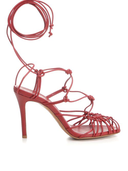 White Leather Sandals