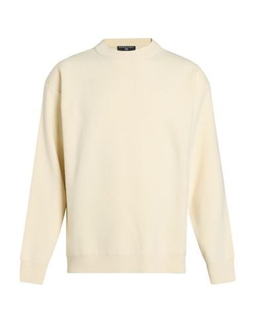 Lab Man Sweater Ivory Size XL Merino Wool, Cashmere