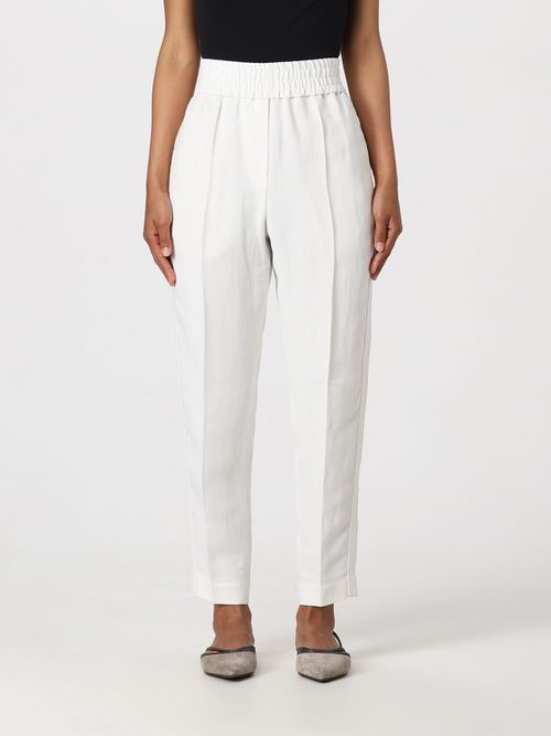 Pants Woman color White