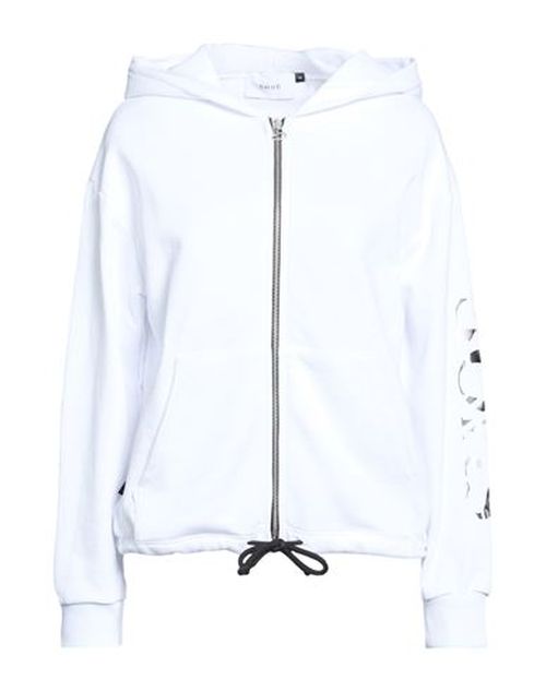 Woman Sweatshirt White Size L Cotton