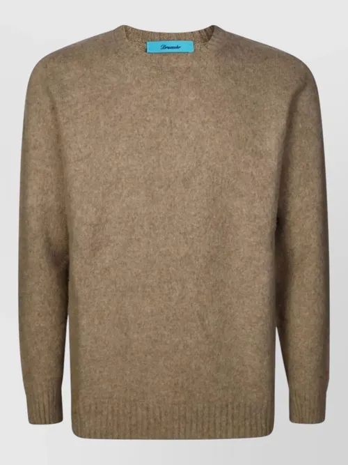 Drumohr - crew neck knit sweater ribbed cuffs he