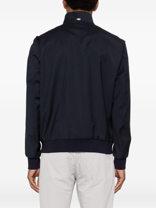 Virgin Wool Jacket — Blue