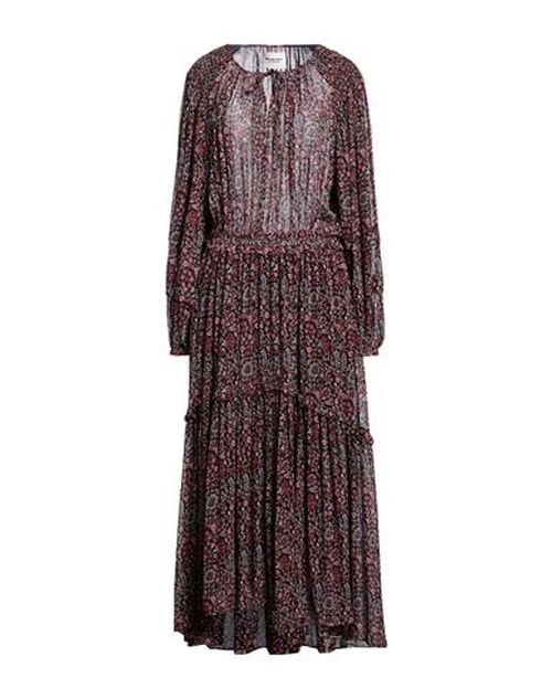 Woman Midi dress Dark brown