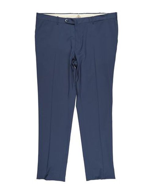 Man Pants Navy Size 44 Wool, Elastane