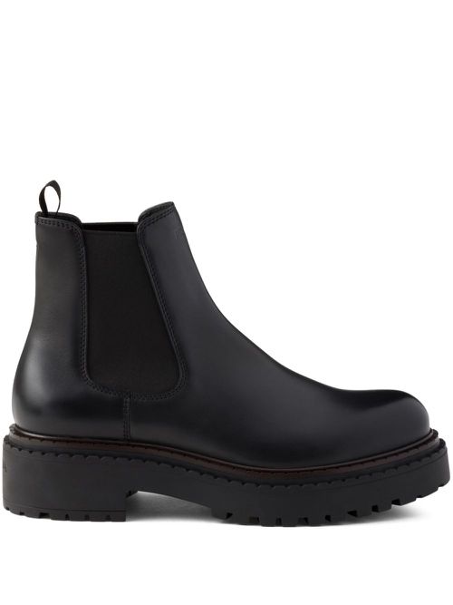 Leather Chelsea boots - Black