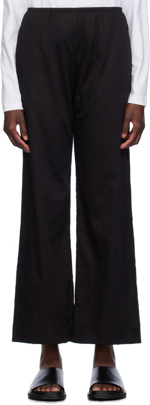 LESET Black Yoko Pocket Trousers