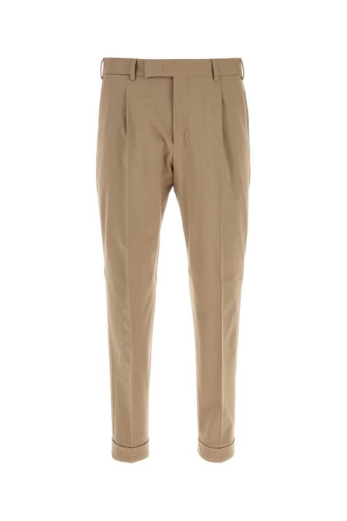 Pinces Trousers — Beige